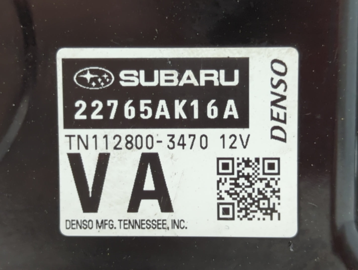 2015 Subaru Legacy PCM Engine Control Computer ECU ECM PCU OEM P/N:22765AK16A 22765AF35C Fits OEM Used Auto Parts - Oemuseda