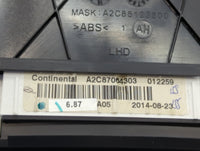 2015 Subaru Legacy Instrument Cluster Speedometer Gauges P/N:A2C87064303 A2C87064503, 85002AL01A Fits OEM Used Auto Parts - 