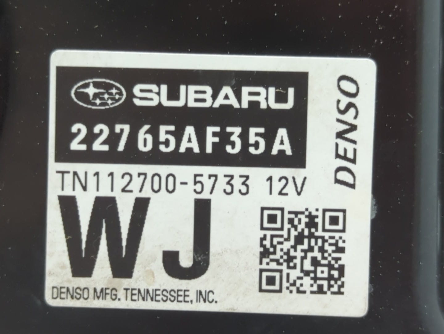 2015 Subaru Legacy PCM Engine Control Computer ECU ECM PCU OEM P/N:22765AF35A 22765AF36A, 22765AF36C, 22765AF35B, 22765AF36B