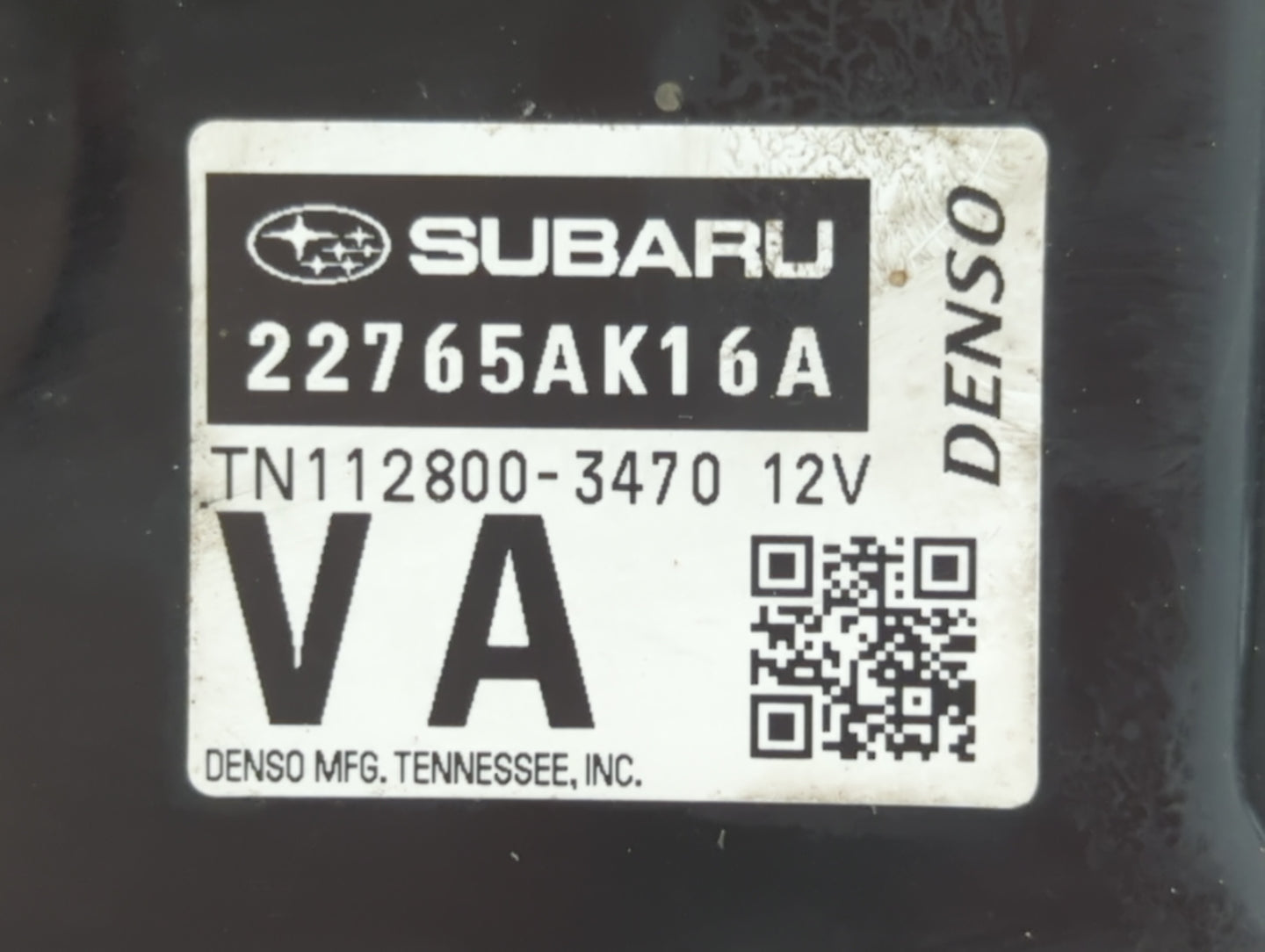 2015 Subaru Legacy PCM Engine Control Computer ECU ECM PCU OEM P/N:22765AK16A 22765AF35C Fits OEM Used Auto Parts - Oemuseda