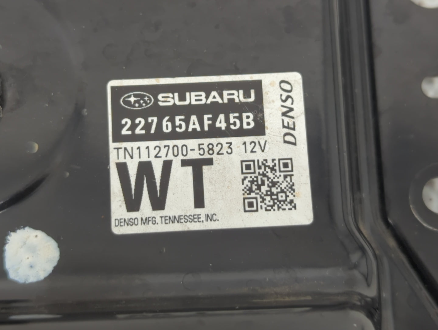 2015 Subaru Legacy PCM Engine Control Computer ECU ECM PCU OEM P/N:22765AF45A 22765AF45B, 22965AF45A Fits OEM Used Auto Part