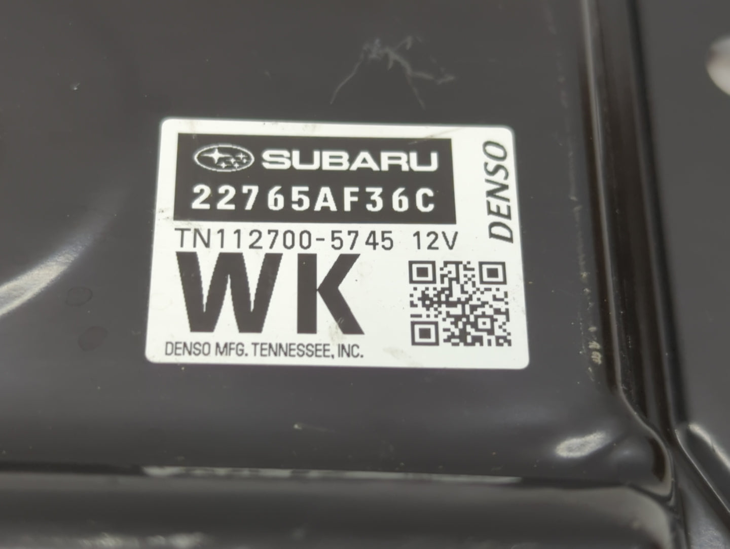 2015 Subaru Legacy PCM Engine Control Computer ECU ECM PCU OEM P/N:22765AF36C 22765AK16A, 22765AF35C Fits OEM Used Auto Part