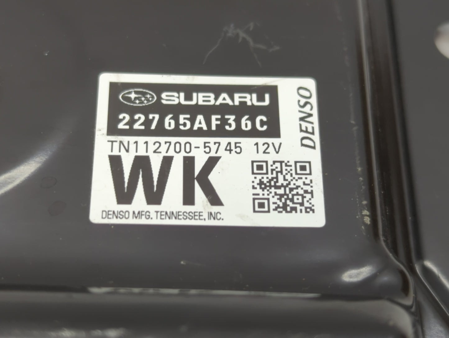 2015 Subaru Legacy PCM Engine Control Computer ECU ECM PCU OEM P/N:22765AF36C 22765AK16A, 22765AF35C Fits OEM Used Auto Part