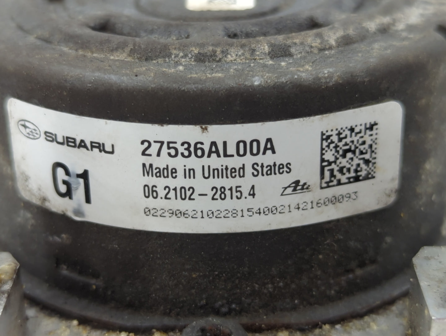 2015 Subaru Legacy ABS Pump Control Module Replacement P/N:27536AL00A Fits OEM Used Auto Parts - Oemusedautoparts1.com