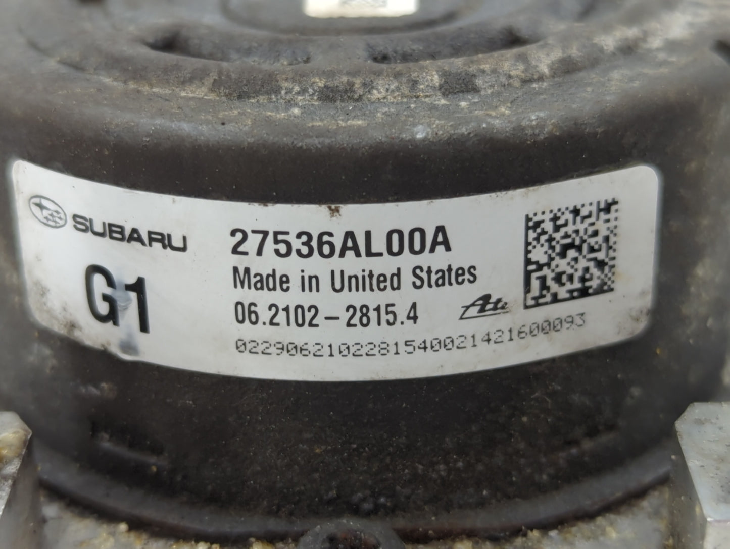 2015 Subaru Legacy ABS Pump Control Module Replacement P/N:27536AL00A Fits OEM Used Auto Parts - Oemusedautoparts1.com