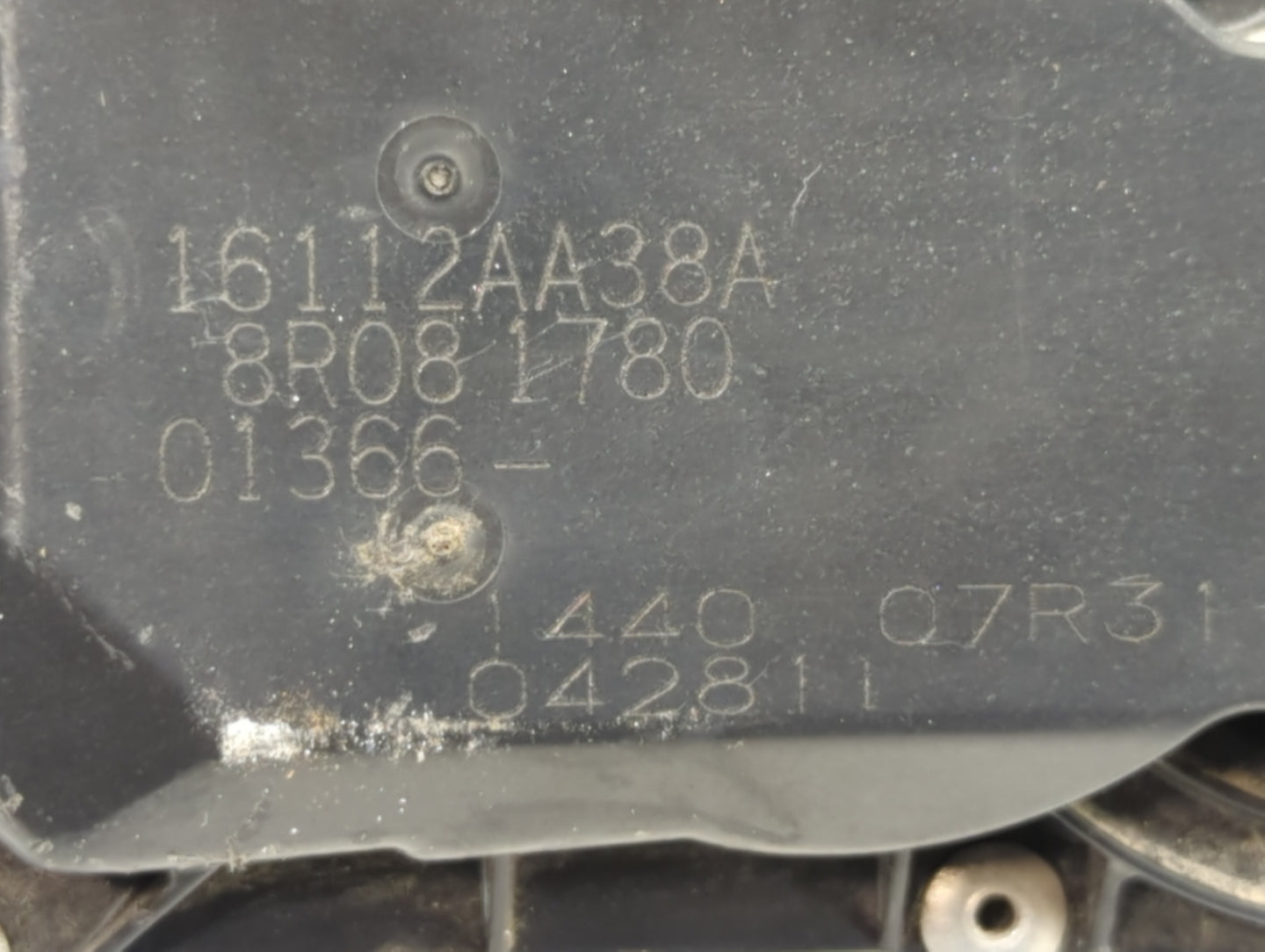2013-2019 Subaru Legacy Throttle Body P/N:8R08 1780 4016 1780 Fits Fits 2013 2014 2015 2016 2017 2018 2019 OEM Used Auto Par