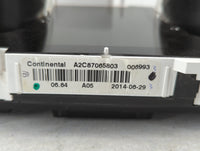 2015 Subaru Legacy Instrument Cluster Speedometer Gauges P/N:85003AL00A Fits OEM Used Auto Parts - Oemusedautoparts1.com