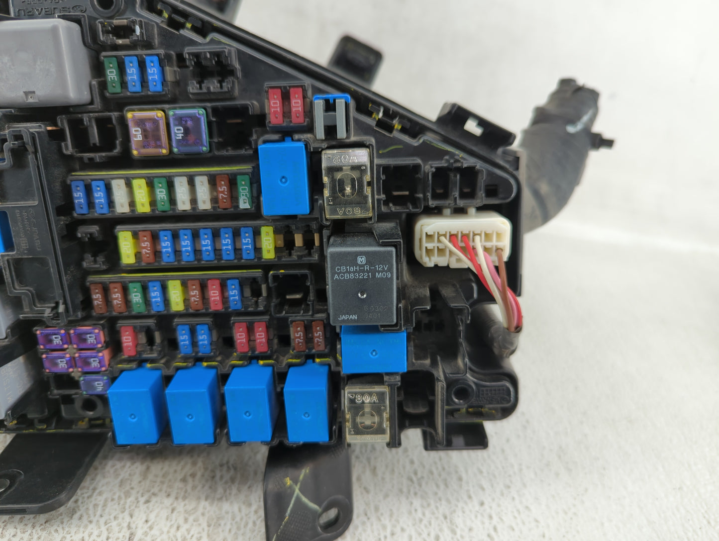 2015 Subaru Legacy Fusebox Fuse Box Panel Relay Module P/N:MB503700B Fits OEM Used Auto Parts - Oemusedautoparts1.com