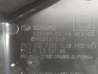 2015 Subaru Legacy Fusebox Fuse Box Panel Relay Module P/N:MB503701B Fits OEM Used Auto Parts - Oemusedautoparts1.com