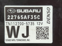 2015 Subaru Legacy PCM Engine Control Computer ECU ECM PCU OEM P/N:22765AF35C 22765AF36C Fits OEM Used Auto Parts - Oemuseda