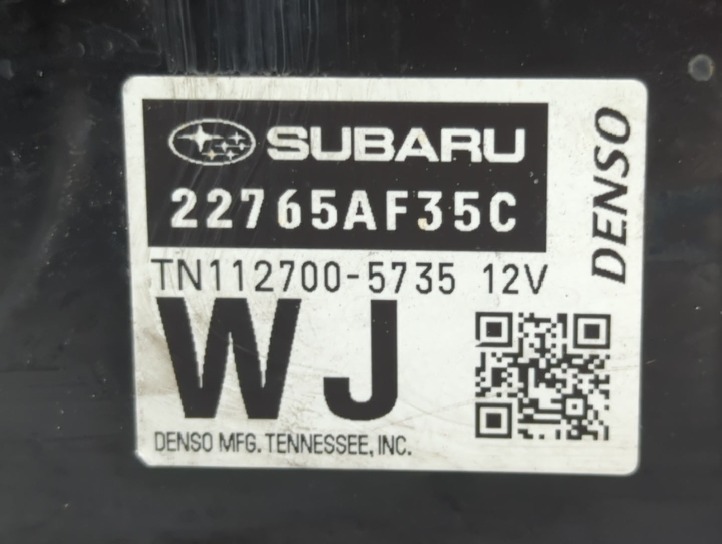 2015 Subaru Legacy PCM Engine Control Computer ECU ECM PCU OEM P/N:22765AJ15A 22765AF35C, 22765AF35A, 22765AF36A, 22765AF36C
