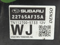 2015 Subaru Legacy PCM Engine Control Computer ECU ECM PCU OEM P/N:TN112700-5733 22765AF35A Fits OEM Used Auto Parts - Oemus