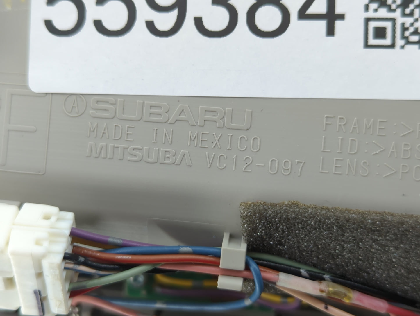 2015 Subaru Legacy Overhead Roof Console - Oemusedautoparts1.com