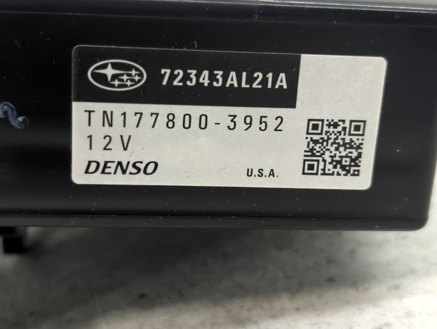 2015 Subaru Legacy PCM Engine Control Computer ECU ECM PCU OEM P/N:TN177800-3952 Fits OEM Used Auto Parts - Oemusedautoparts