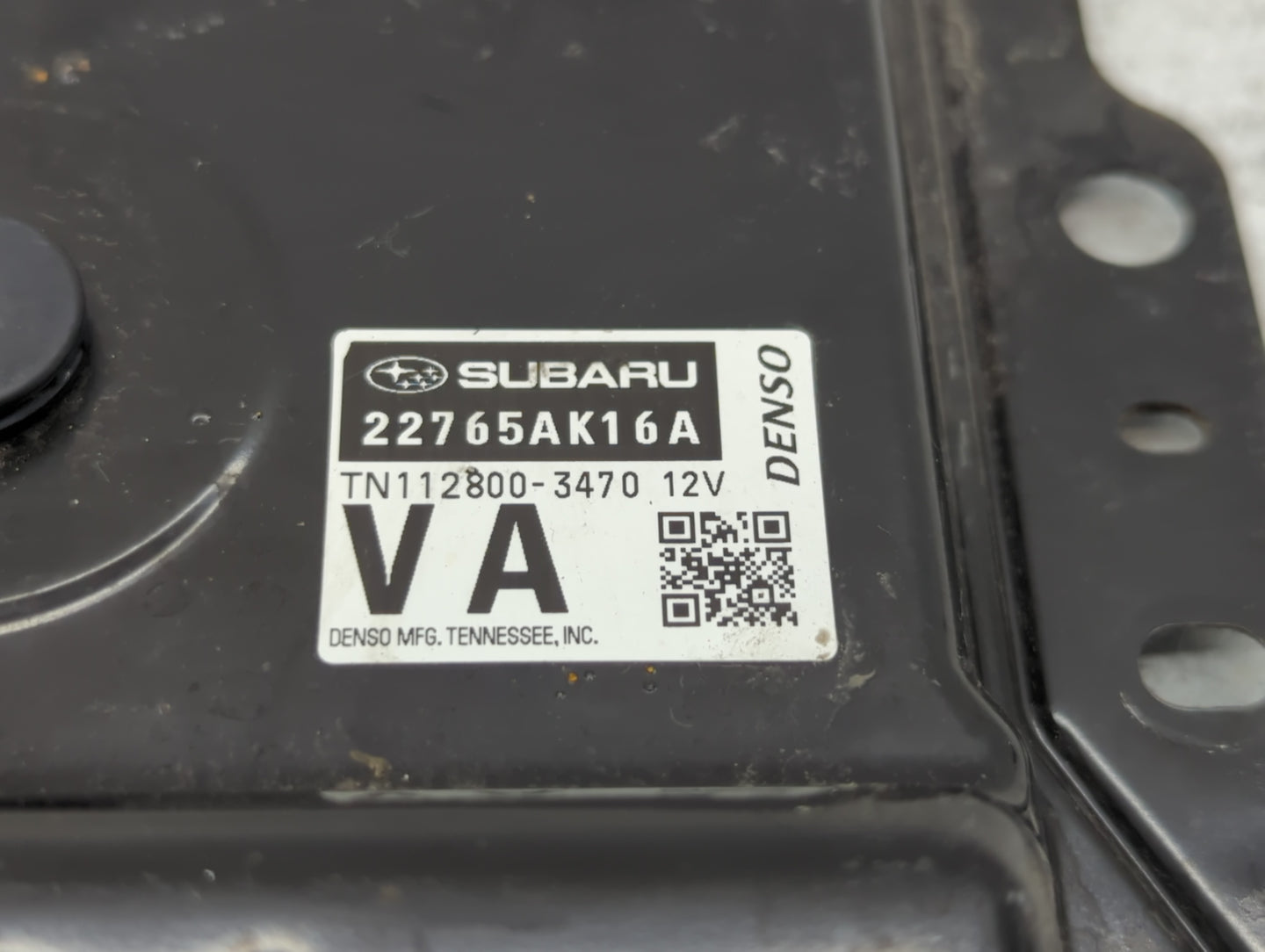 2015 Subaru Legacy PCM Engine Control Computer ECU ECM PCU OEM P/N:22765AK16A Fits OEM Used Auto Parts - Oemusedautoparts1.c