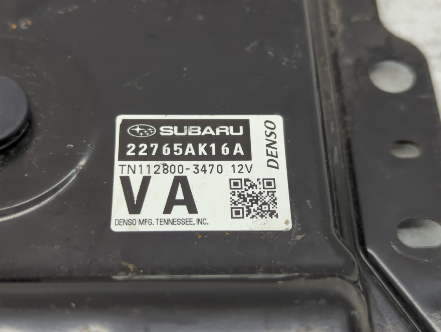 2015 Subaru Legacy PCM Engine Control Computer ECU ECM PCU OEM P/N:22765AK16A Fits OEM Used Auto Parts - Oemusedautoparts1.c