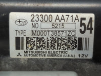 2015-2019 Subaru Legacy Car Starter Motor Solenoid OEM P/N:M000T38571ZC 23300 AA71A Fits Fits 2015 2016 2017 2018 2019 OEM U