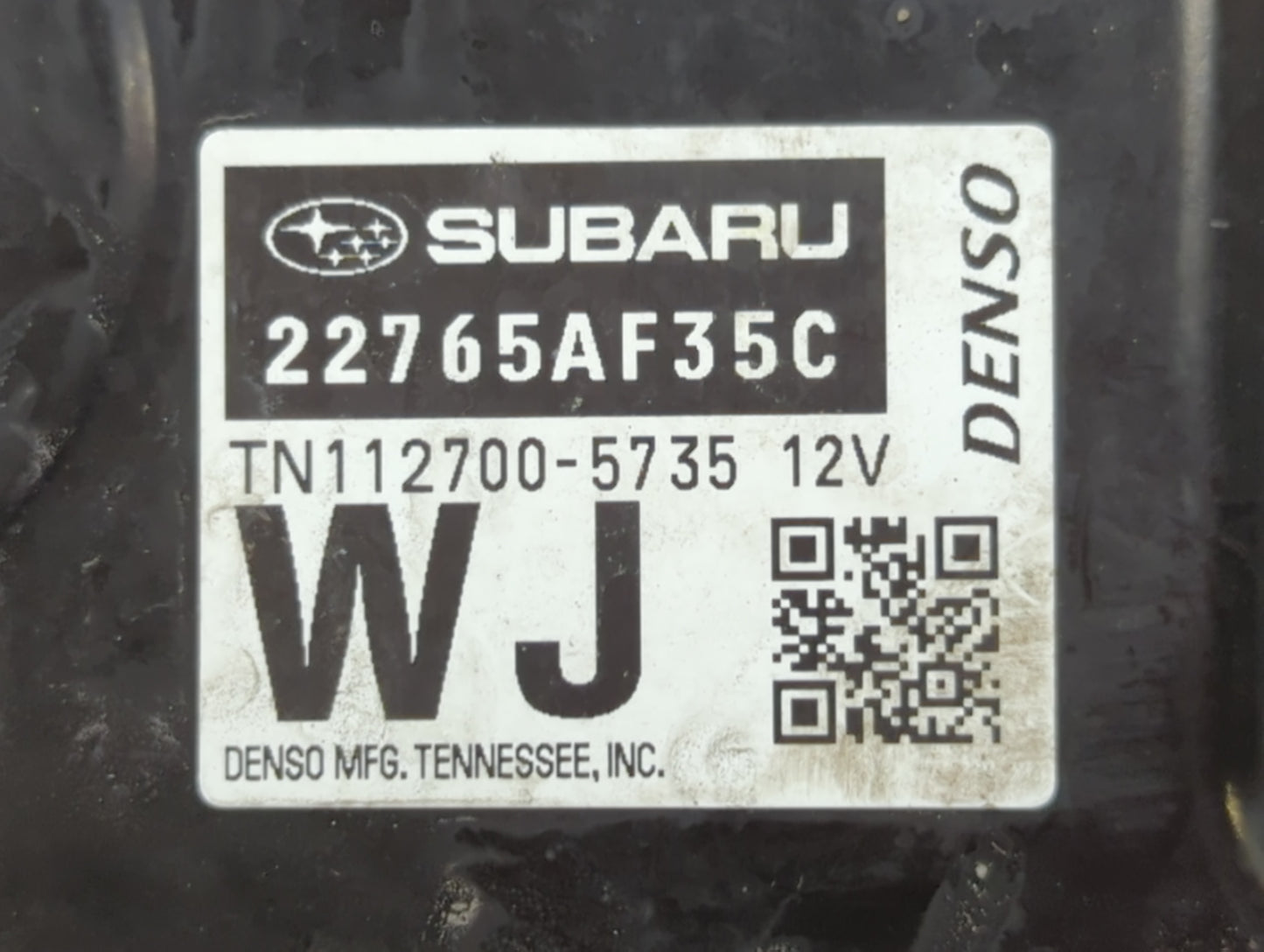 2015 Subaru Legacy PCM Engine Control Computer ECU ECM PCU OEM P/N:TN112700-5735 22765AF35C Fits OEM Used Auto Parts - Oemus