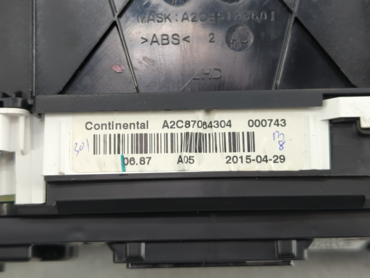 2015 Subaru Legacy Instrument Cluster Speedometer Gauges P/N:A2C87065803 A2C87064303, A2C87064503 Fits OEM Used Auto Parts -