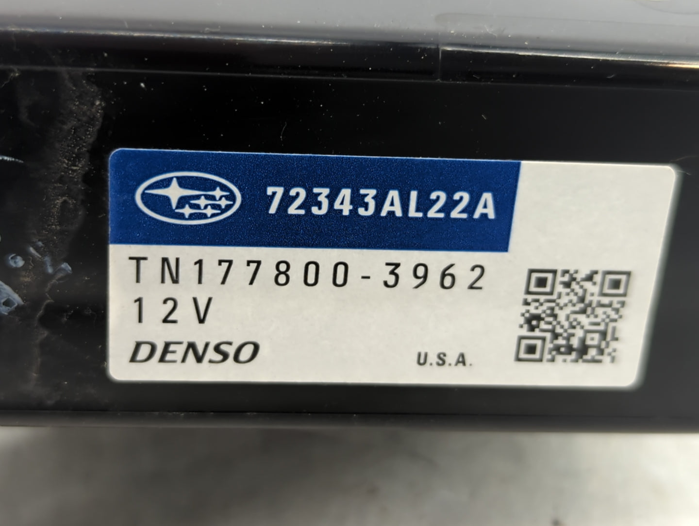 2015 Subaru Legacy PCM Engine Control Computer ECU ECM PCU OEM P/N:TN177800-3962 72343AL22A Fits OEM Used Auto Parts - Oemus