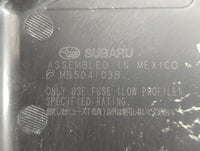 2015 Subaru Legacy Fusebox Fuse Box Panel Relay Module P/N:MB504103B MB901300B Fits OEM Used Auto Parts - Oemusedautoparts1.