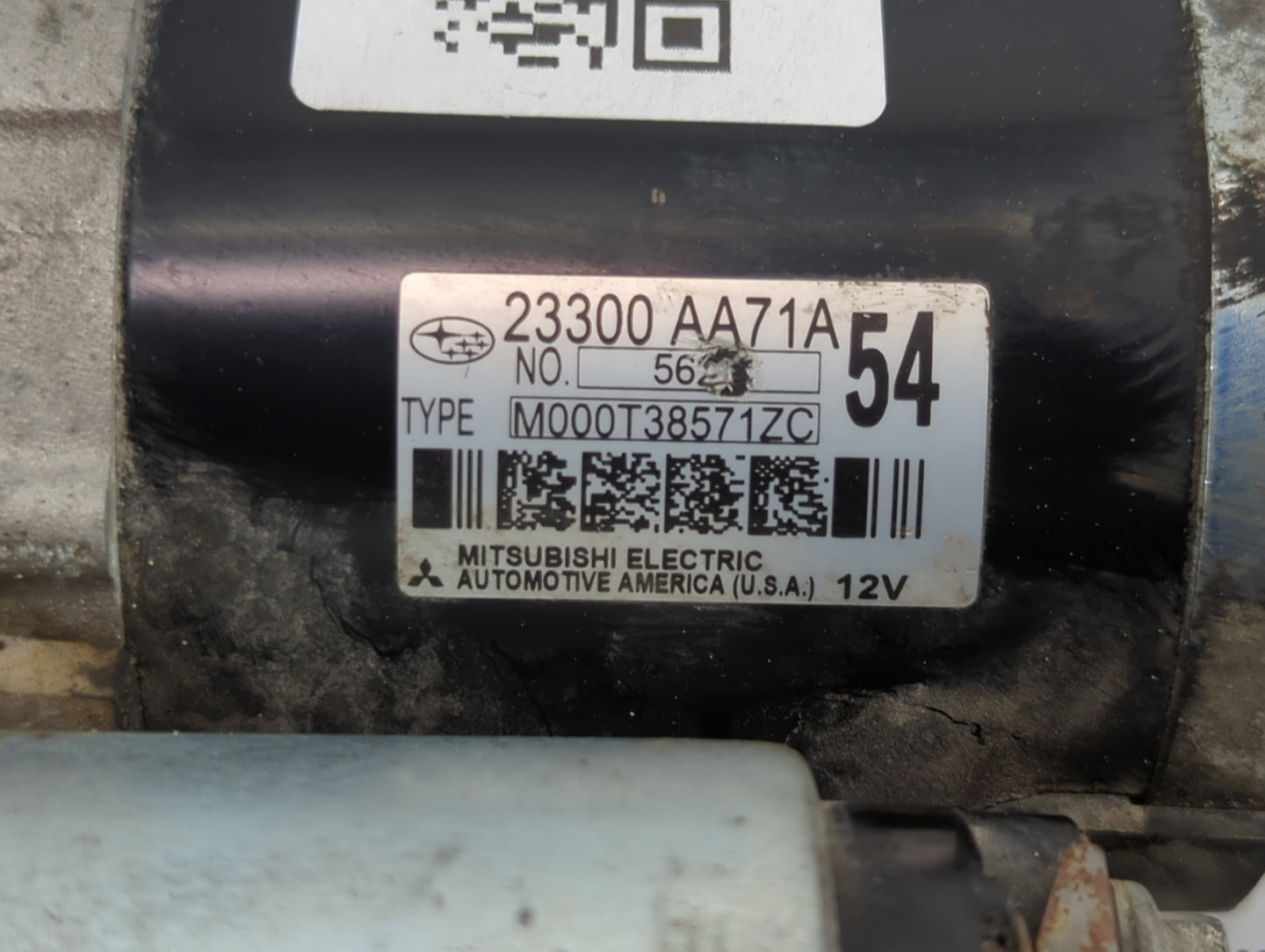 2015-2019 Subaru Legacy Car Starter Motor Solenoid OEM P/N:23300 AA71A Fits Fits 2015 2016 2017 2018 2019 OEM Used Auto Part