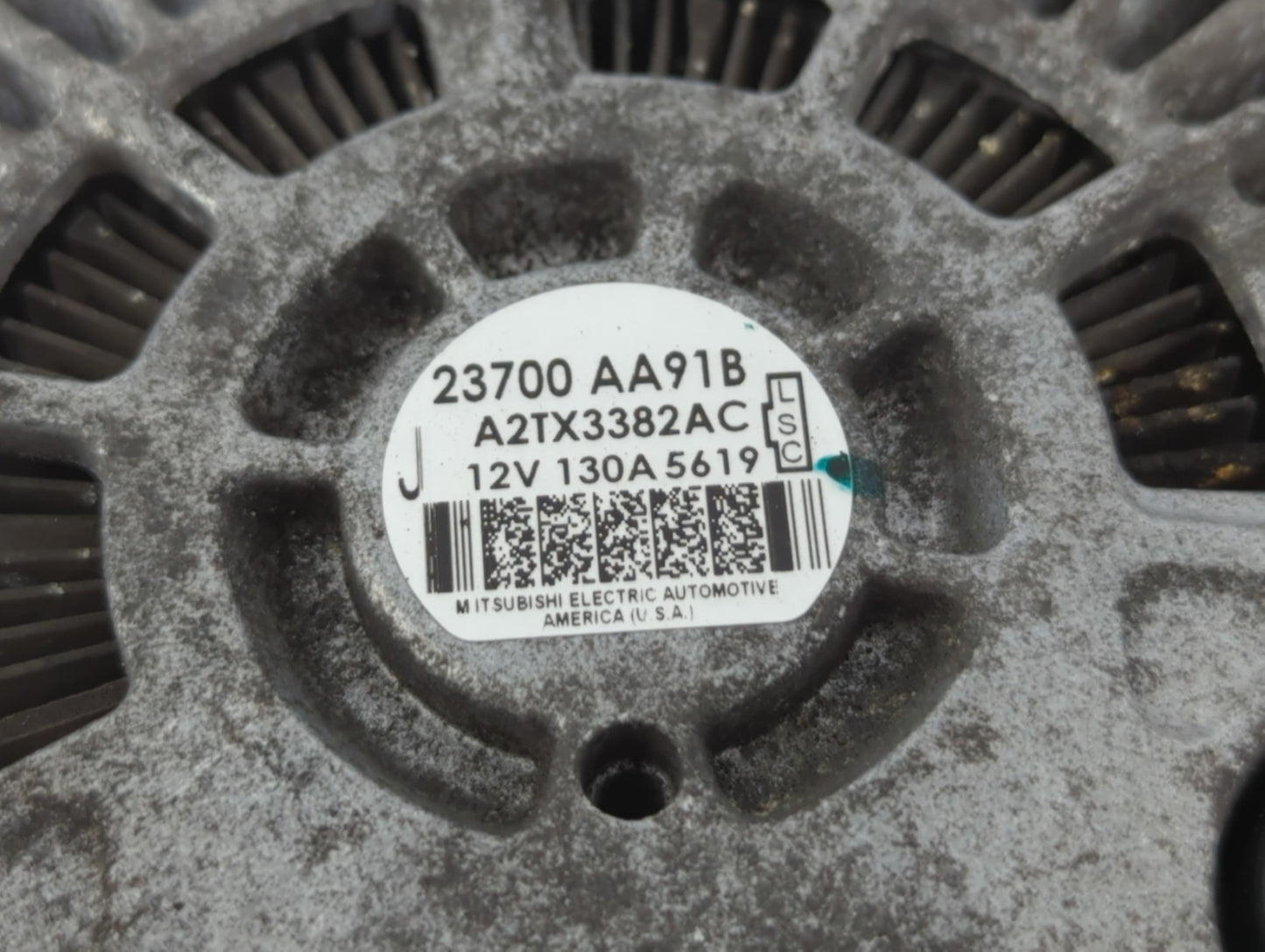 2015-2017 Subaru Legacy Alternator Replacement Generator Charging Assembly Engine OEM P/N:A2TX3382AC 23700 AA91B Fits OEM Us