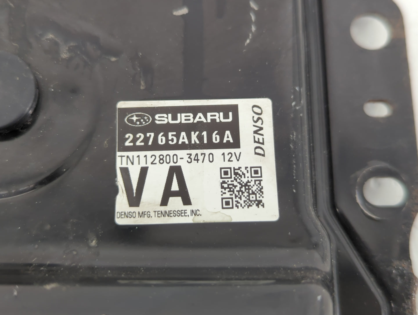 2015 Subaru Legacy PCM Engine Control Computer ECU ECM PCU OEM P/N:22765a16a Fits OEM Used Auto Parts - Oemusedautoparts1.co