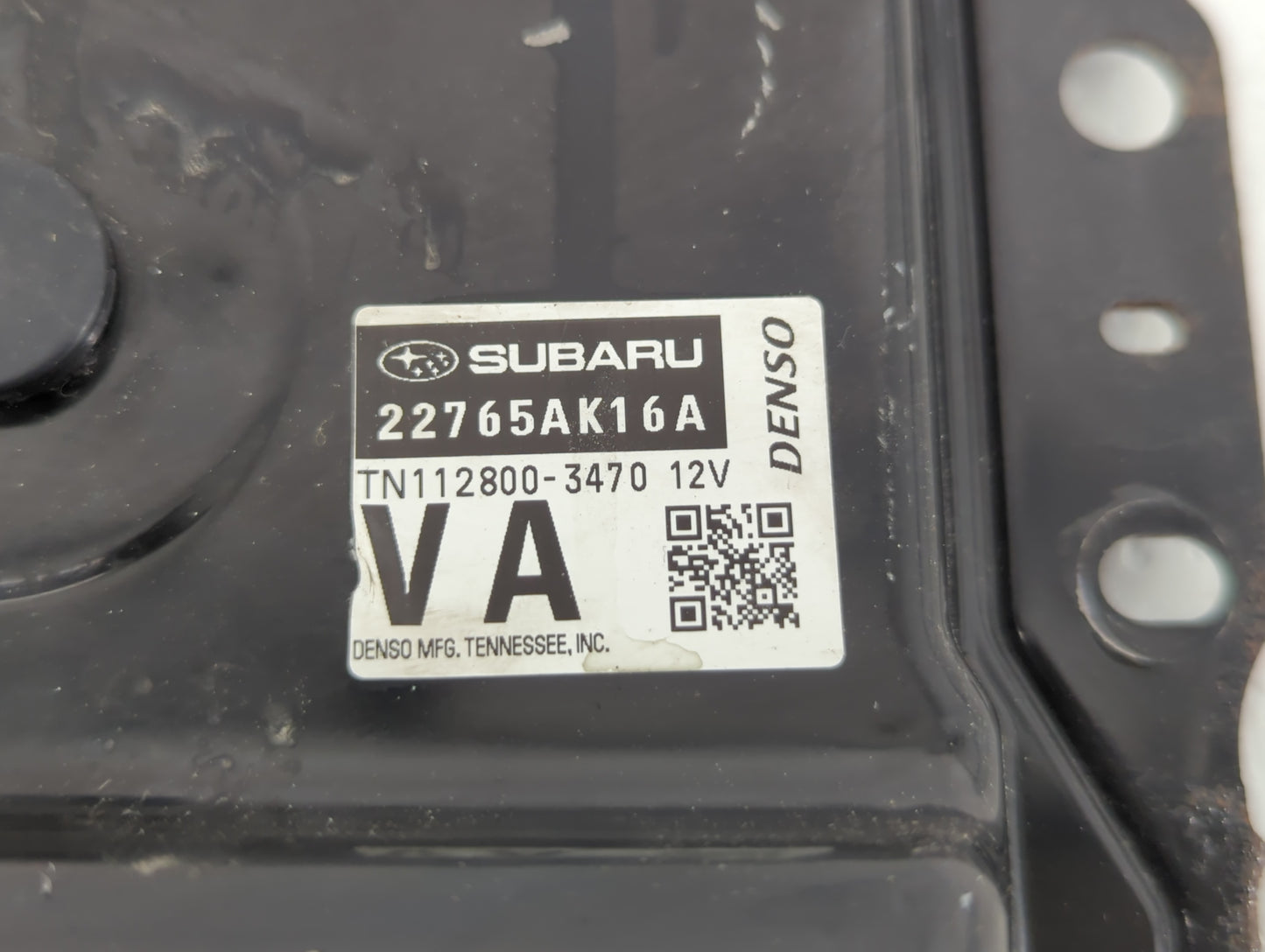 2015 Subaru Legacy PCM Engine Control Computer ECU ECM PCU OEM P/N:22765a16a Fits OEM Used Auto Parts - Oemusedautoparts1.co