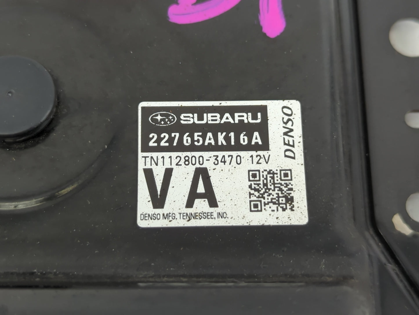 2015 Subaru Legacy PCM Engine Control Computer ECU ECM PCU OEM P/N:22765AK16A Fits OEM Used Auto Parts - Oemusedautoparts1.c