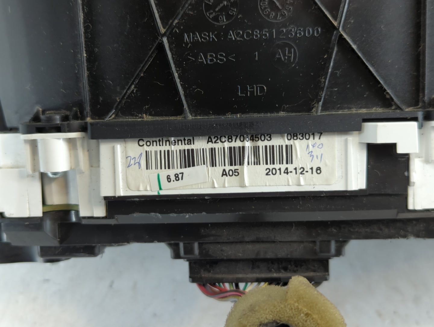 2015 Subaru Legacy Instrument Cluster Speedometer Gauges P/N:A2C87064503 Fits OEM Used Auto Parts - Oemusedautoparts1.com