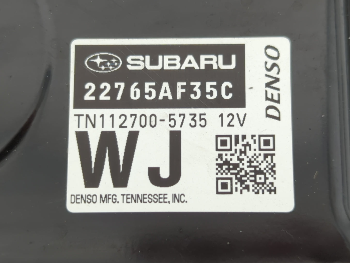 2015 Subaru Legacy PCM Engine Control Computer ECU ECM PCU OEM P/N:TN112700-5735 22765AF35C Fits OEM Used Auto Parts - Oemus