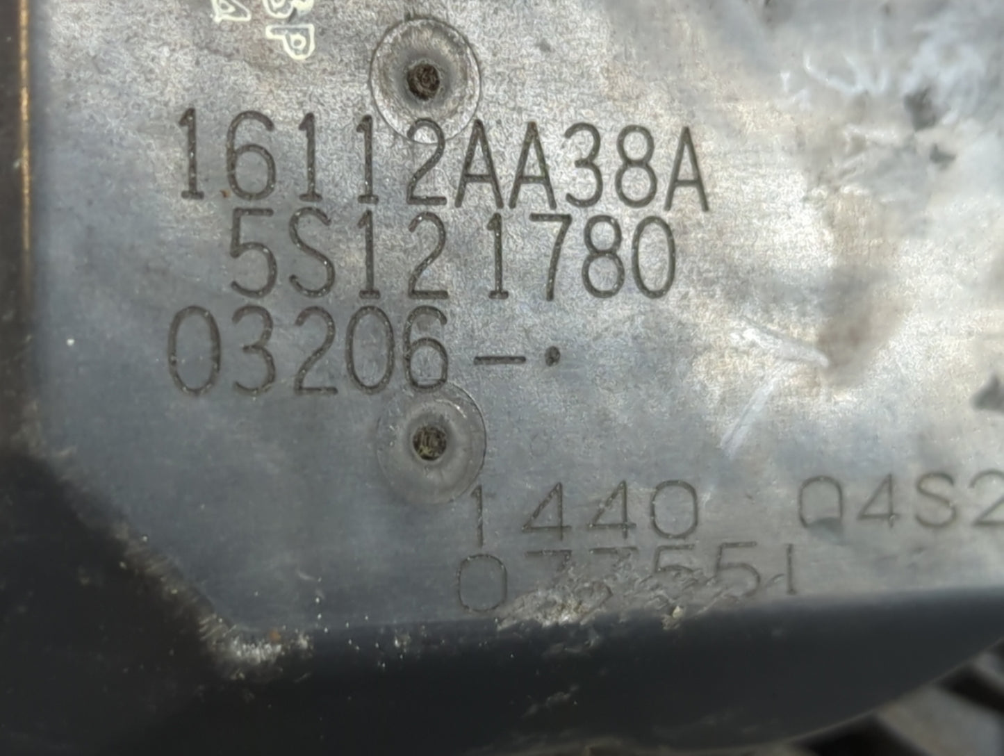 2013-2019 Subaru Legacy Throttle Body P/N:16112AA38A Fits Fits 2013 2014 2015 2016 2017 2018 2019 OEM Used Auto Parts - Oemu