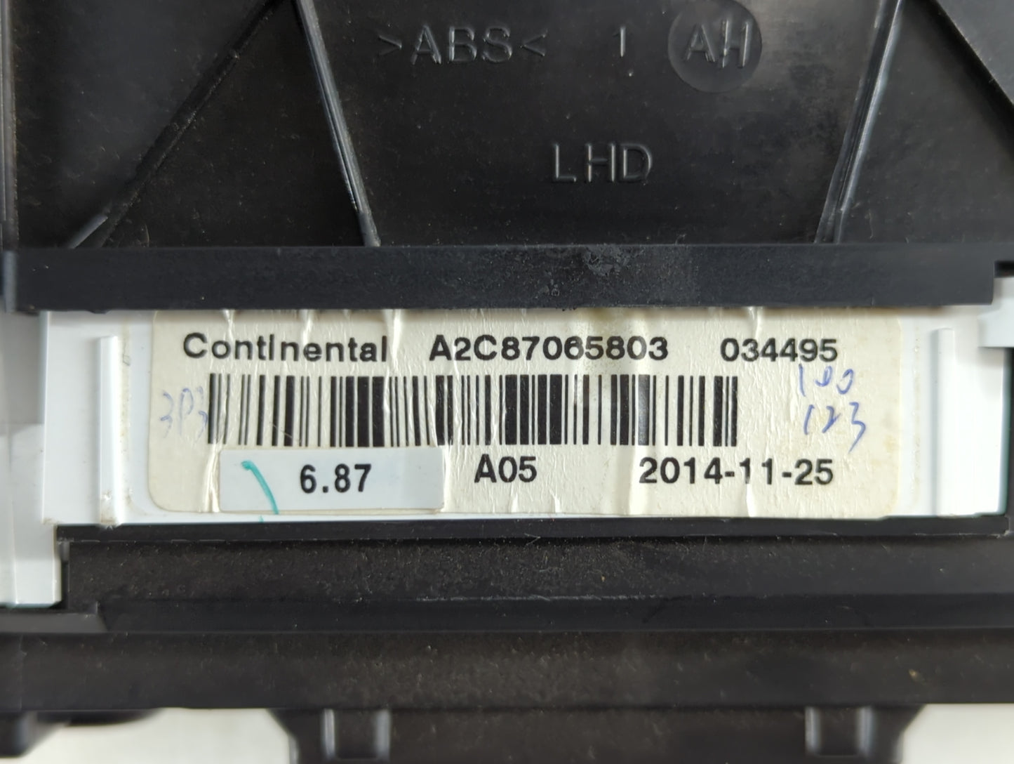 2015 Subaru Legacy Instrument Cluster Speedometer Gauges P/N:A2C87064503 Fits OEM Used Auto Parts - Oemusedautoparts1.com