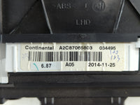 2015 Subaru Legacy Instrument Cluster Speedometer Gauges P/N:A2C87064503 Fits OEM Used Auto Parts - Oemusedautoparts1.com