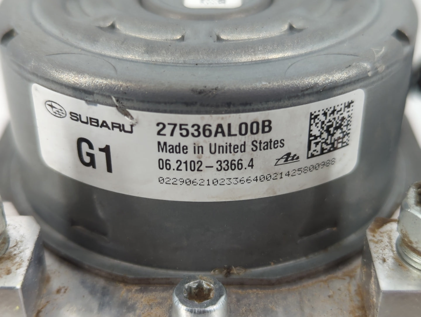 2015 Subaru Legacy ABS Pump Control Module Replacement P/N:27536AL00B Fits OEM Used Auto Parts - Oemusedautoparts1.com