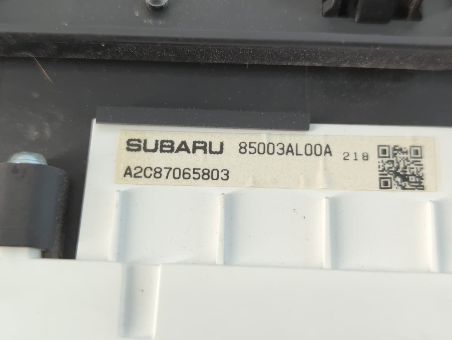 2015 Subaru Legacy Instrument Cluster Speedometer Gauges P/N:58003AL00A A2C87065803 Fits OEM Used Auto Parts - Oemusedautopa