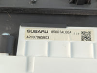 2015 Subaru Legacy Instrument Cluster Speedometer Gauges P/N:58003AL00A A2C87065803 Fits OEM Used Auto Parts - Oemusedautopa