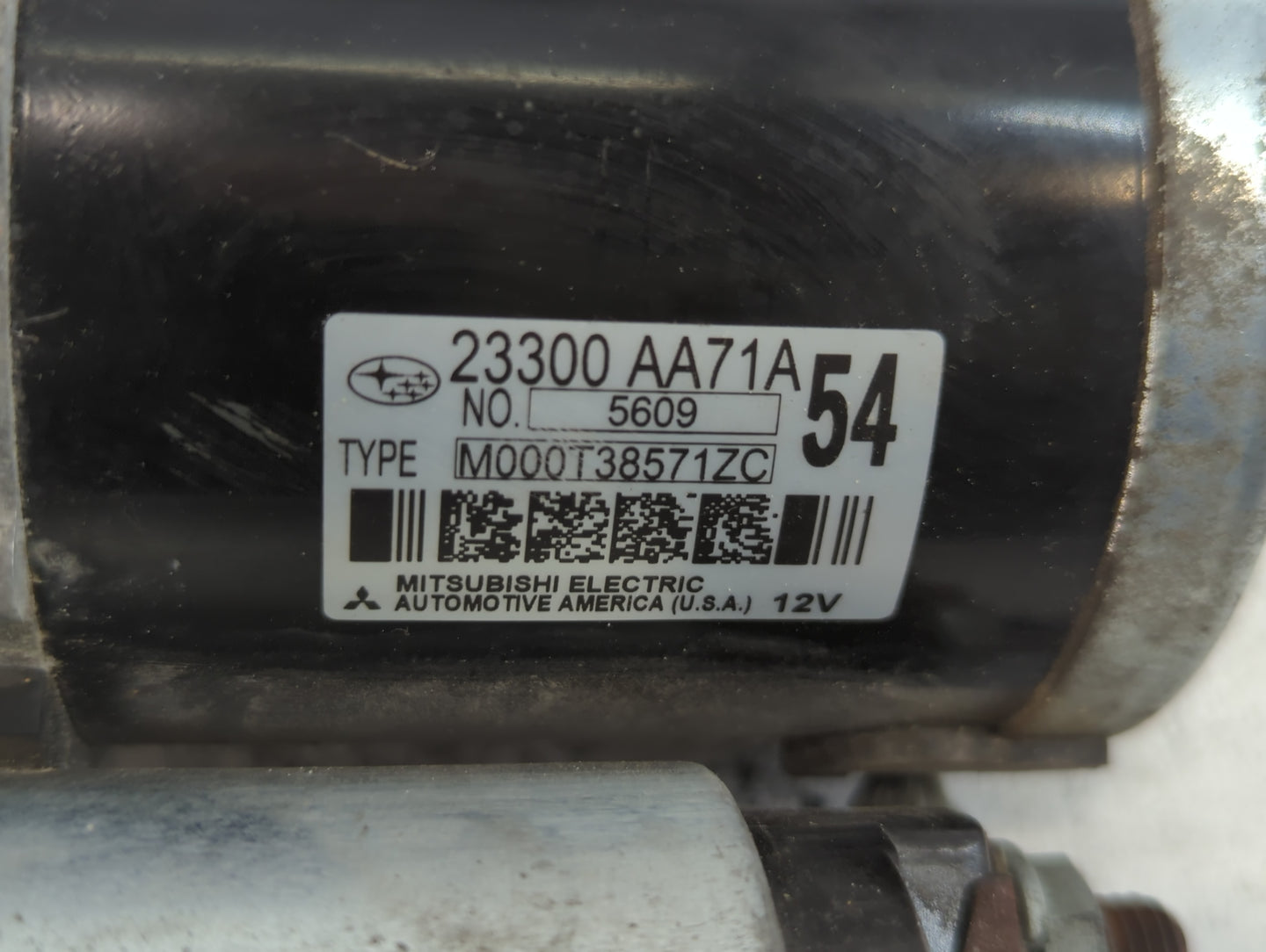 2015-2019 Subaru Legacy Car Starter Motor Solenoid OEM P/N:23300 AA71A Fits Fits 2015 2016 2017 2018 2019 OEM Used Auto Part