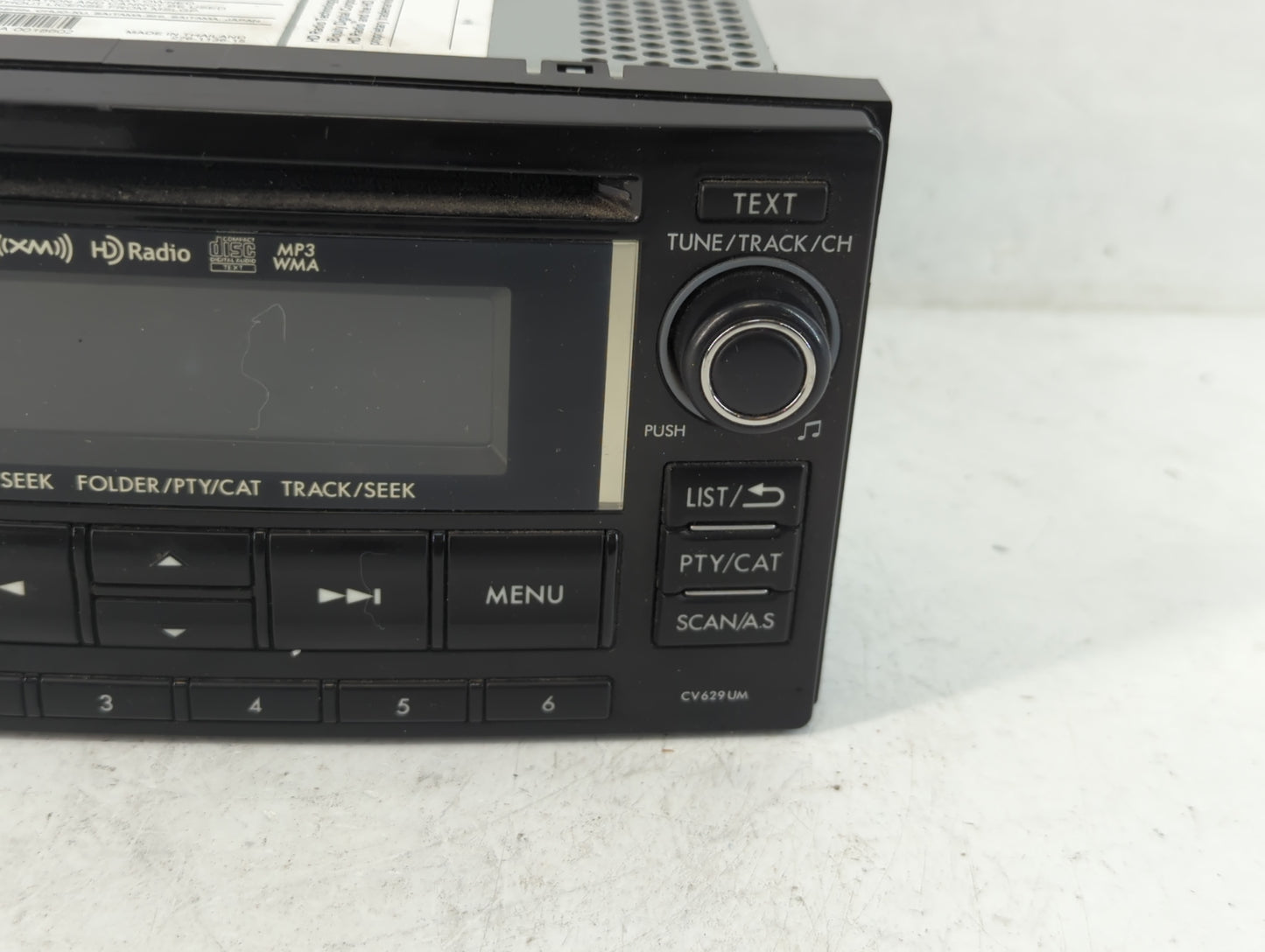 2015 Subaru Wrx Radio AM FM Cd Player Receiver Replacement P/N:86201VA620 Fits OEM Used Auto Parts - Oemusedautoparts1.com