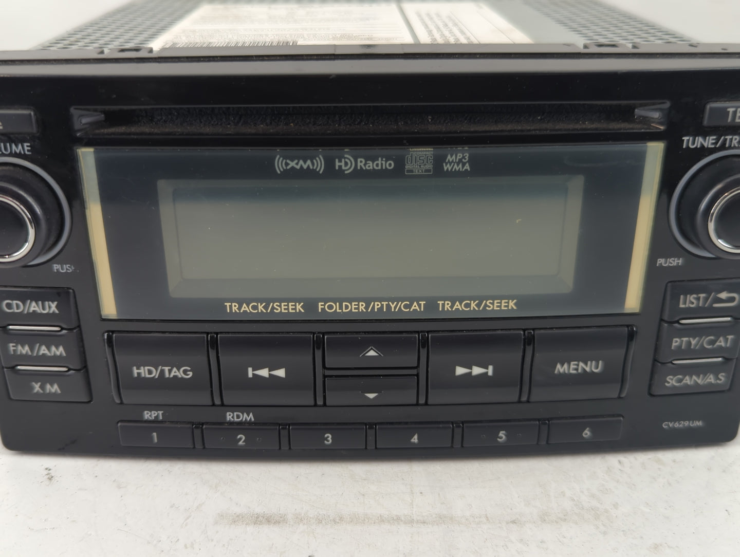 2015 Subaru Wrx Radio AM FM Cd Player Receiver Replacement P/N:86201VA620 Fits OEM Used Auto Parts - Oemusedautoparts1.com