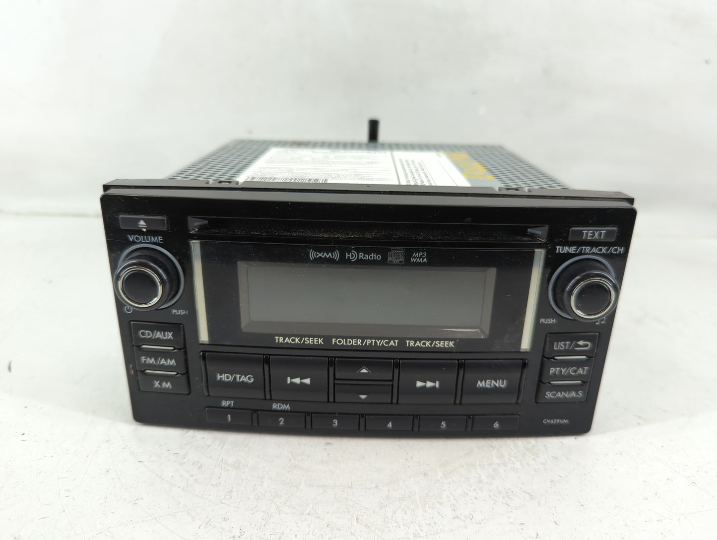 2015 Subaru Wrx Radio AM FM Cd Player Receiver Replacement P/N:86201VA620 Fits OEM Used Auto Parts - Oemusedautoparts1.com