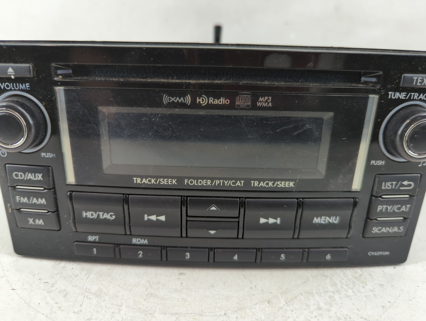 2015 Subaru Wrx Radio AM FM Cd Player Receiver Replacement P/N:86201VA620 Fits OEM Used Auto Parts - Oemusedautoparts1.com