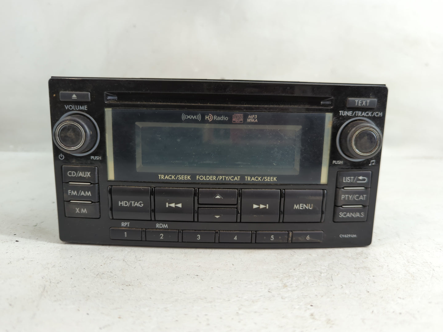 2015 Subaru Wrx Radio AM FM Cd Player Receiver Replacement P/N:86201VA620 Fits OEM Used Auto Parts - Oemusedautoparts1.com