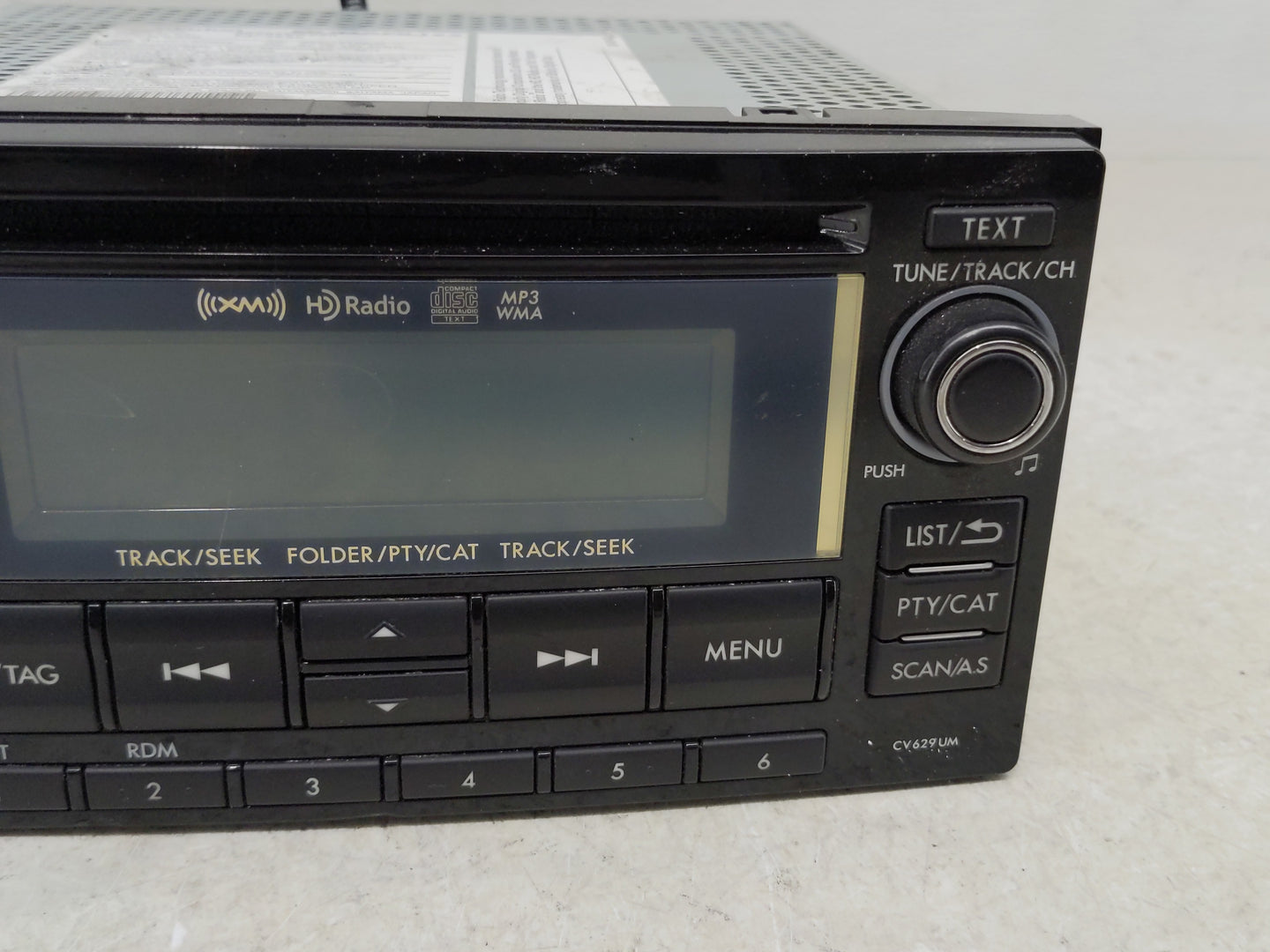 2015 Subaru Wrx Radio AM FM Cd Player Receiver Replacement P/N:86201VA620 Fits OEM Used Auto Parts - Oemusedautoparts1.com