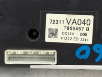 2015 Subaru Wrx Climate Control Module Temperature AC/Heater Replacement P/N:T955457 B 72311VA040 Fits OEM Used Auto Parts -