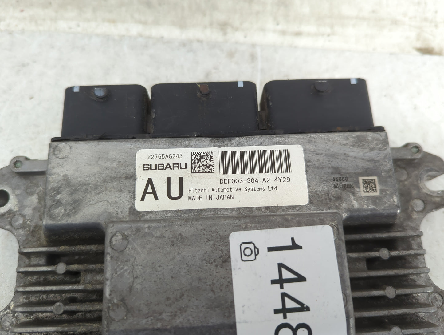 2015 Subaru Wrx PCM Engine Control Computer ECU ECM PCU OEM P/N:22765AG243 DEF003-304 A2 Fits OEM Used Auto Parts - Oemuseda