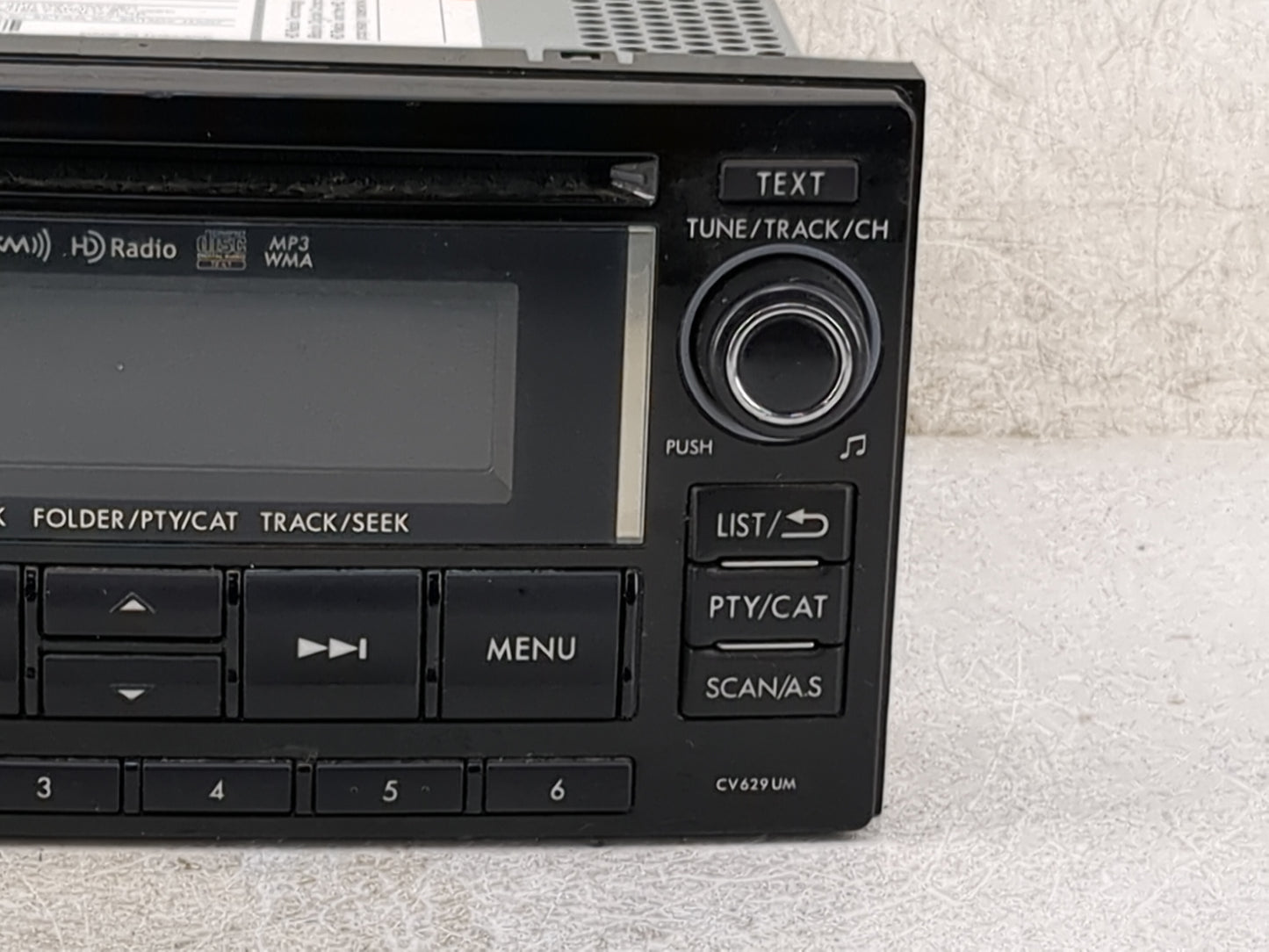2015 Subaru Wrx Radio AM FM Cd Player Receiver Replacement P/N:86201VA620 PF-3630, CV629UM Fits OEM Used Auto Parts - Oemuse
