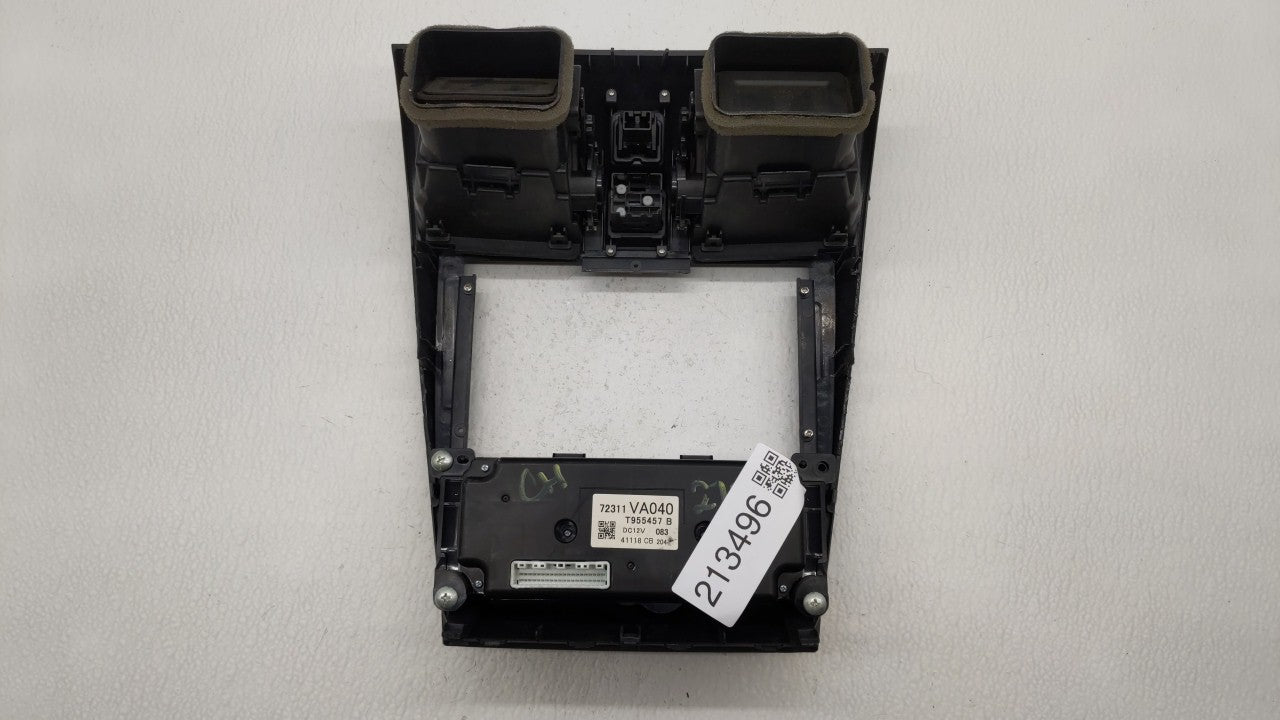 2015 Subaru Wrx Climate Control Module Temperature AC/Heater Replacement P/N:72311VA040 Fits OEM Used Auto Parts - Oemusedau