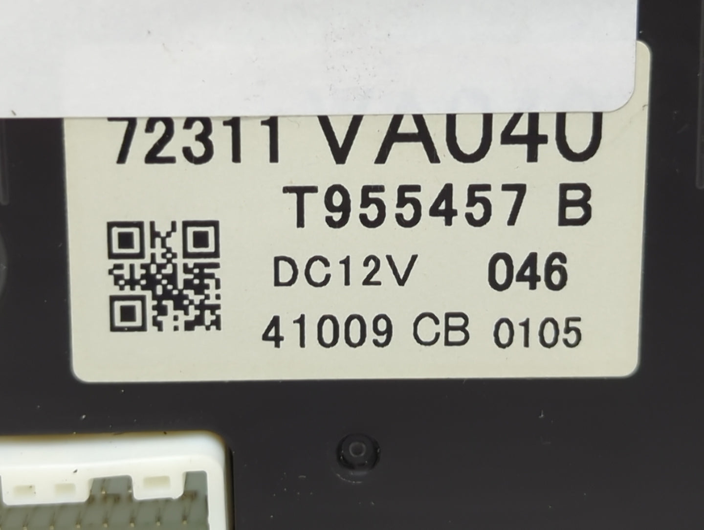 2015 Subaru Wrx Climate Control Module Temperature AC/Heater Replacement P/N:72311VA211 72311VA040 Fits OEM Used Auto Parts 